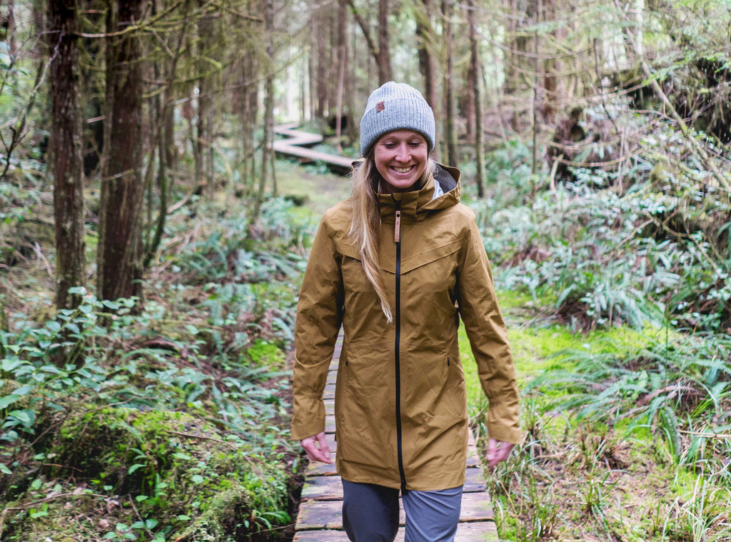 The KISA jacket, tested and approved by Marie-Eve Bilodeau