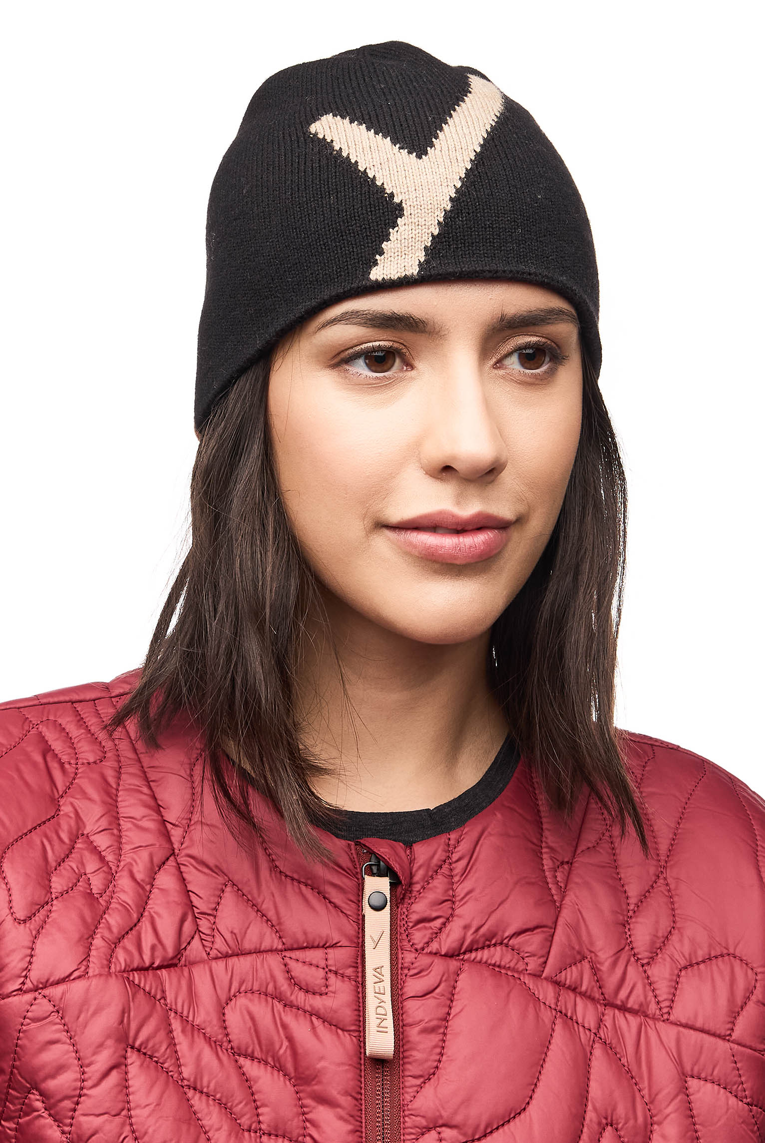Indyeva Wool Cuffed Beanie Hat Soft & Warm INDYEVA - Beanie – Indyeva main image 4